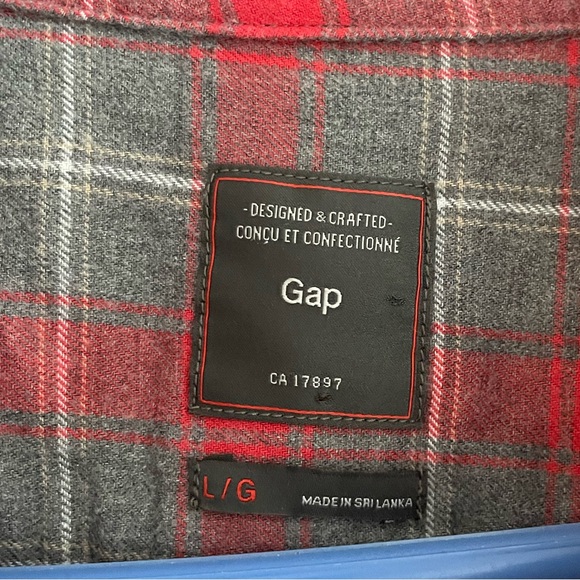 Gap Plaid Flannel Shirt - Picture 3 of 5